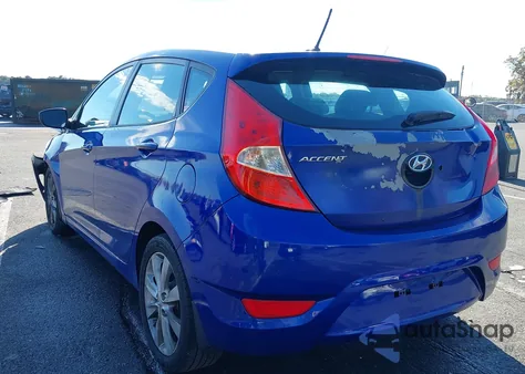 2012 Hyundai Accent Se из США, поврежденный, VIN KMHCU5AE6CU019556